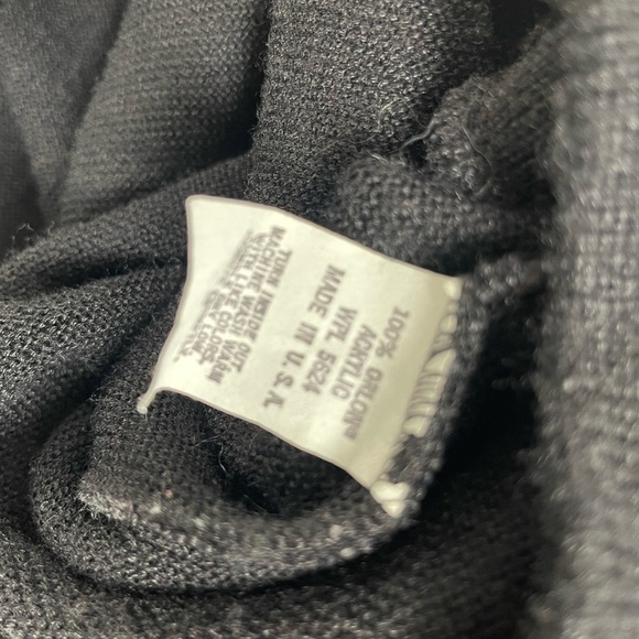 Vintage Sansabelt Golf Mens Black Orlon Acrylic Pullover Long Sleeve Sweater - Picture 5 of 6